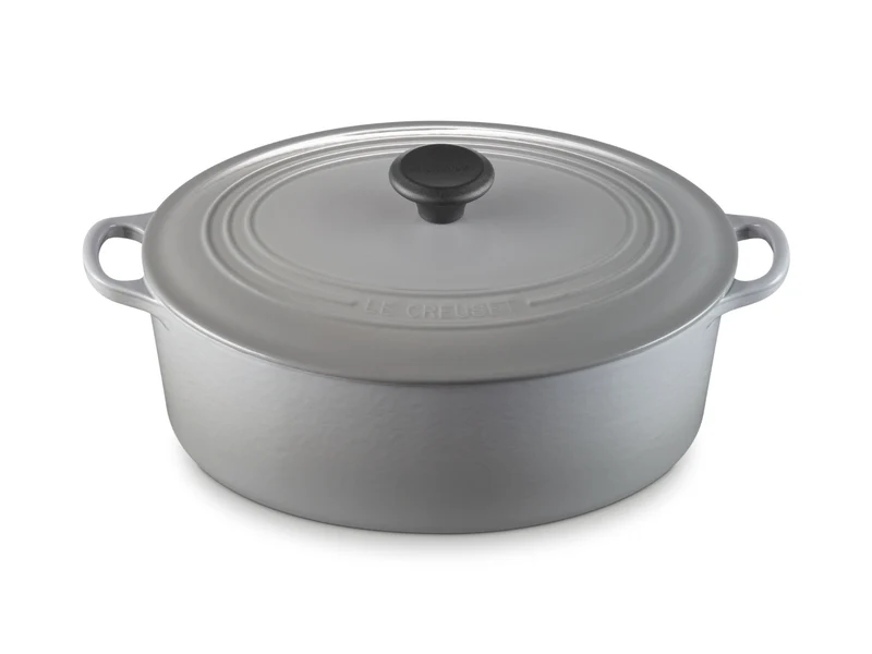Le Creuset Bräter Tradition oval perlgrau 31cm