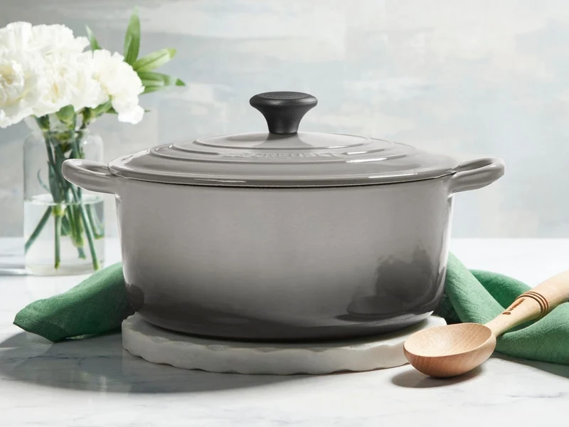 Le Creuset Bräter Tradition oval perlgrau 31cm