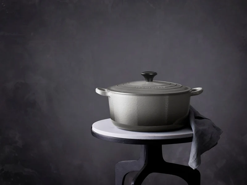 Le Creuset Bräter Tradition oval perlgrau 31cm