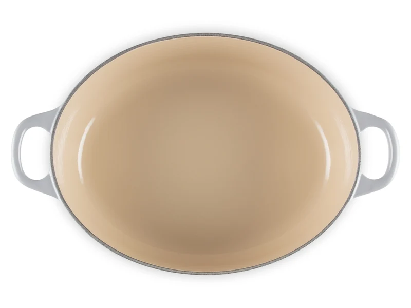 Le Creuset Bräter Tradition oval perlgrau 29cm