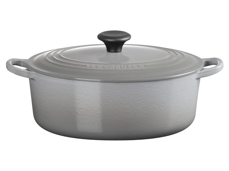 Le Creuset Bräter Tradition oval perlgrau 29cm