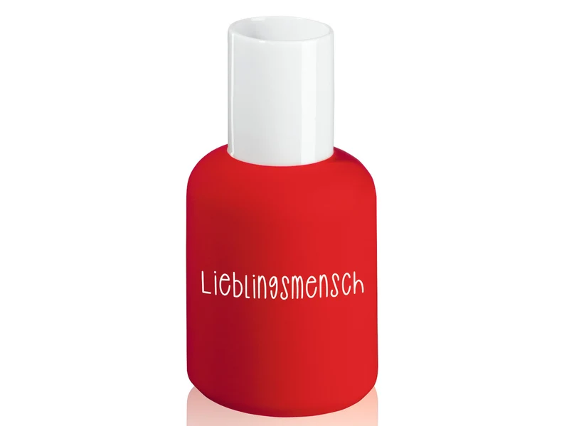ASA beauty for you Vase Lieblingsmensch rot 12,5cm