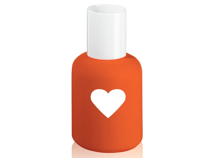 ASA beauty for you Vase Herz orange 12,5cm