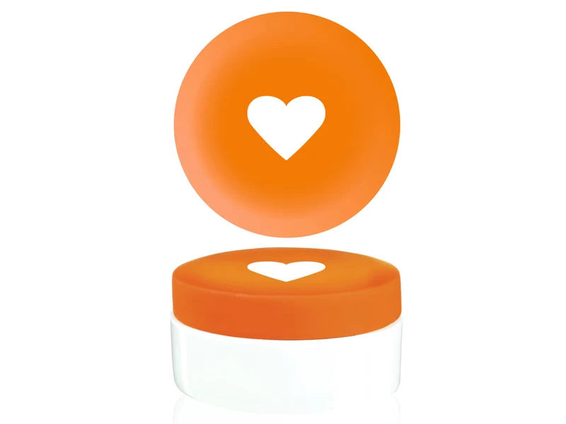ASA beauty for you Dose Herz orange 10cm