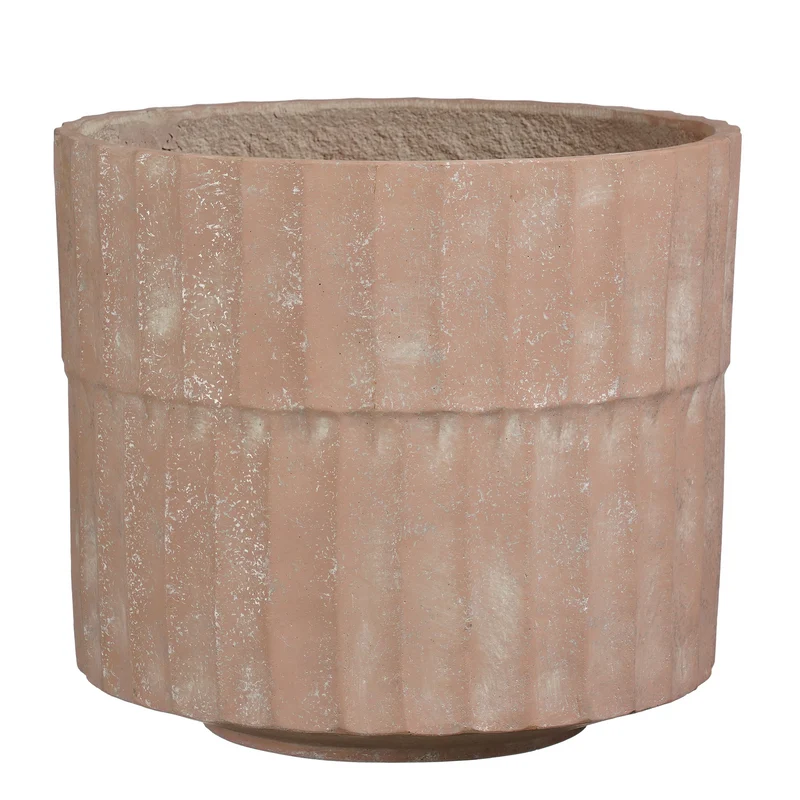 Apiro Topf rund rosa - H27xB31cm