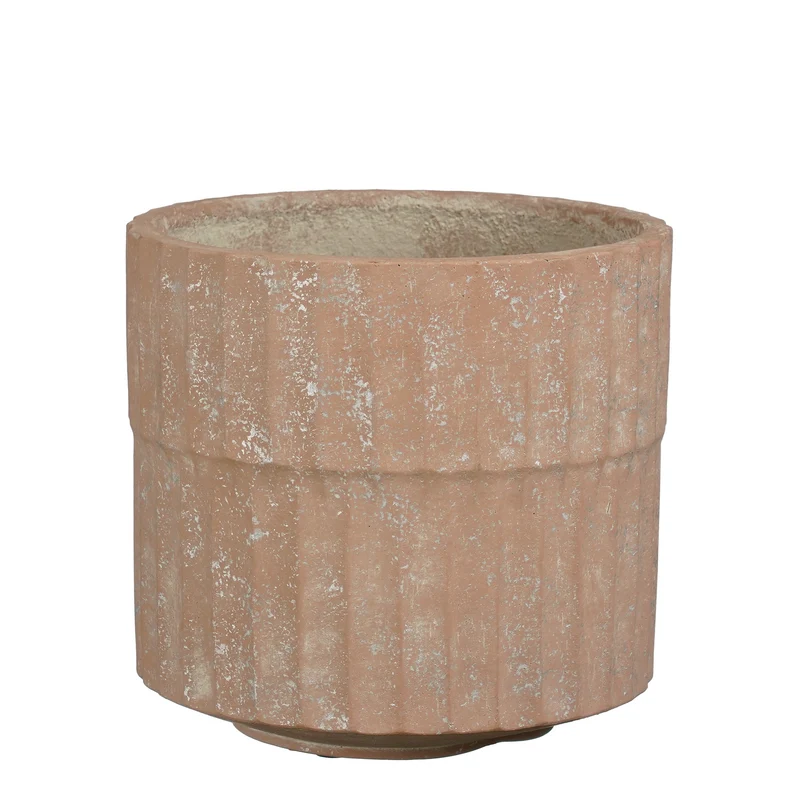 Apiro Topf rund rosa - H21xB22,5cm