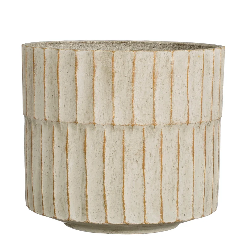 Apiro Topf rund Off-White – H27xD31cm
