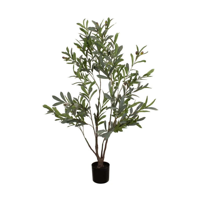Baum Olivenbaum künstlich 70x70x120cm Grün