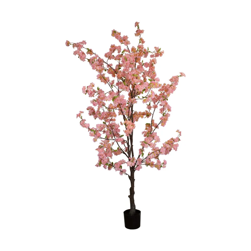 Baum Pfirsichblüte künstlich 100x80x200cm Rosa