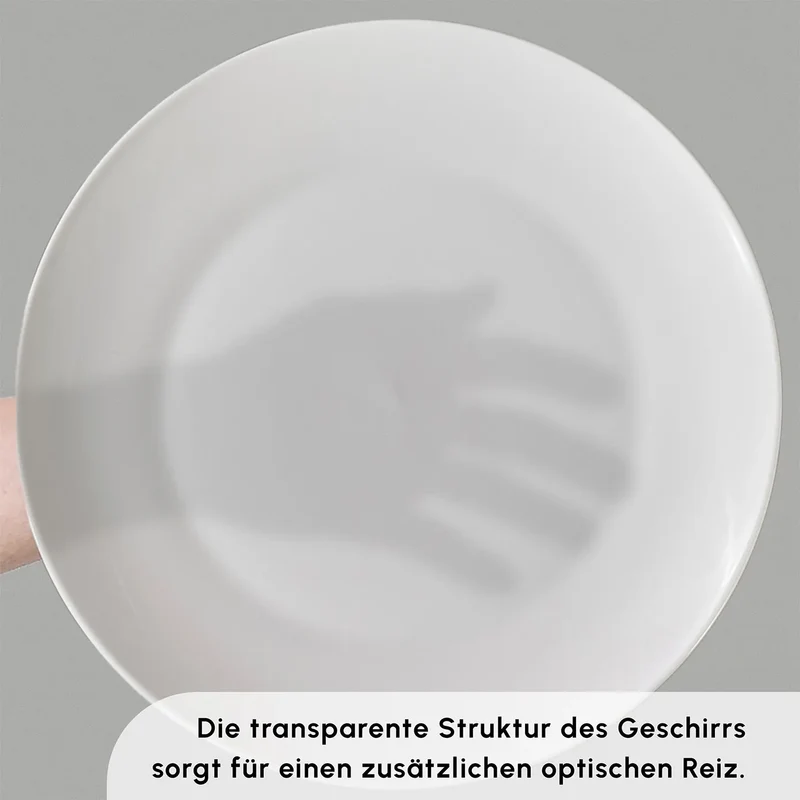Karaca Marcelo Weiß Geschirr und Frühstücks Set, 88 Teilig