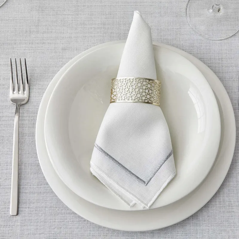 Karaca Home Linen Silber 13-teiliges Tischtuch-Set