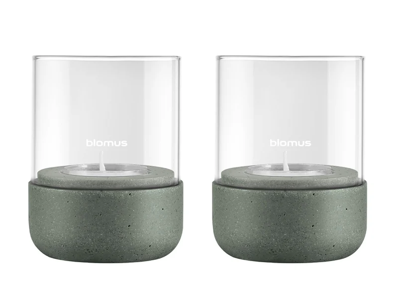 Blomus CALMA Windlicht agave green XS 2er Set