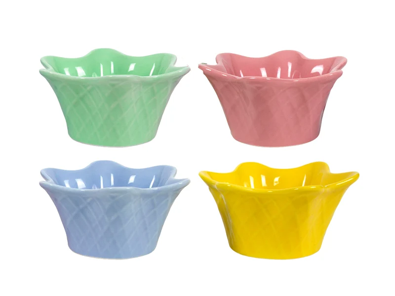 Eisbecher Waffel 200ml 4-fach sortiert
