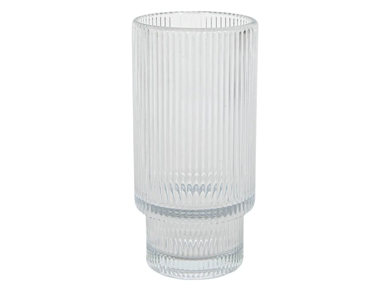 Glas Lines klar stapelbar Ø7,7x14cm 460ml