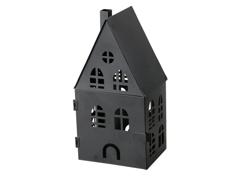 Boltze Dover Laterne Eisen schwarz 13-35cm 3tlg