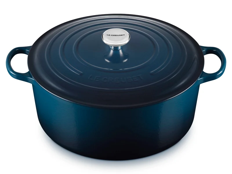 Le Creuset Bräter Signature rund nuit 34cm
