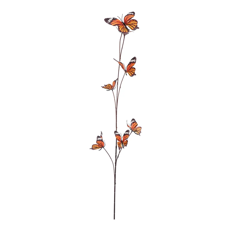 Spray mit Schmetterlingen 105cm orange