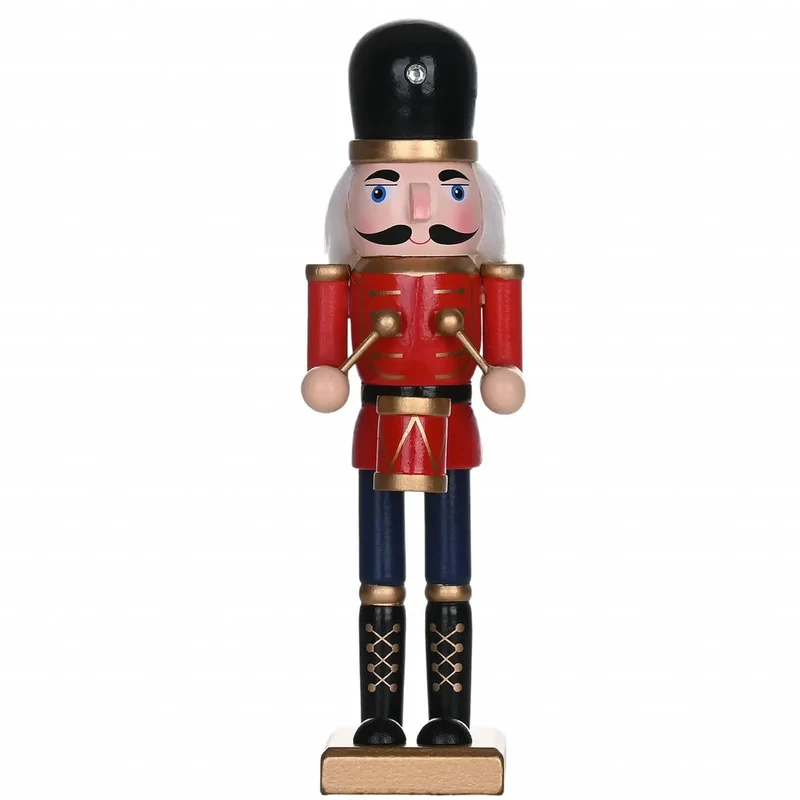 Karaca Home Weihnachten Nussknacker mit Trommeln, 25 cm