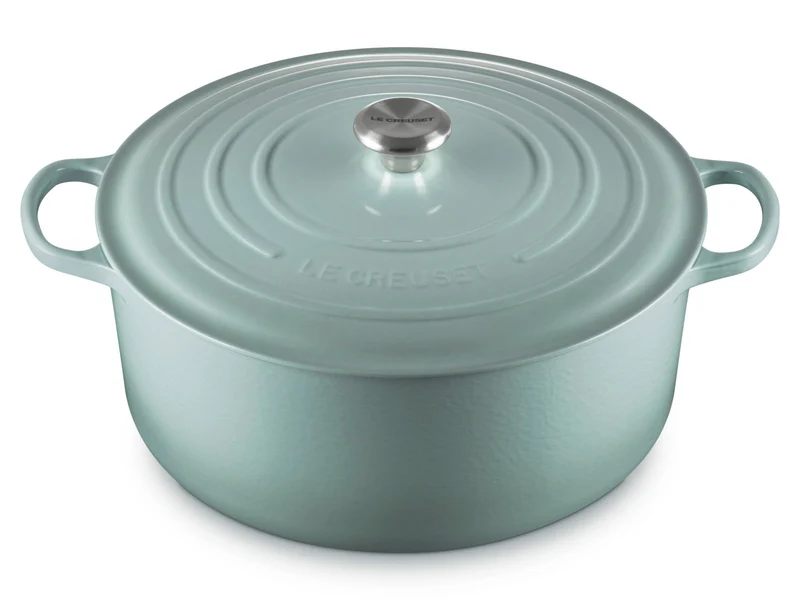 Le Creuset Bräter Signature rund sea salt 34cm