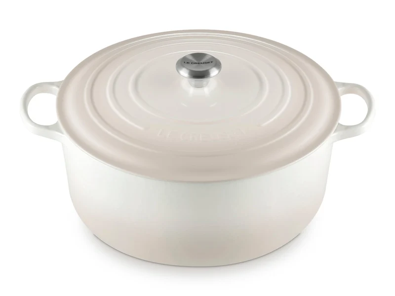 Le Creuset Bräter Signature rund meringue 34cm