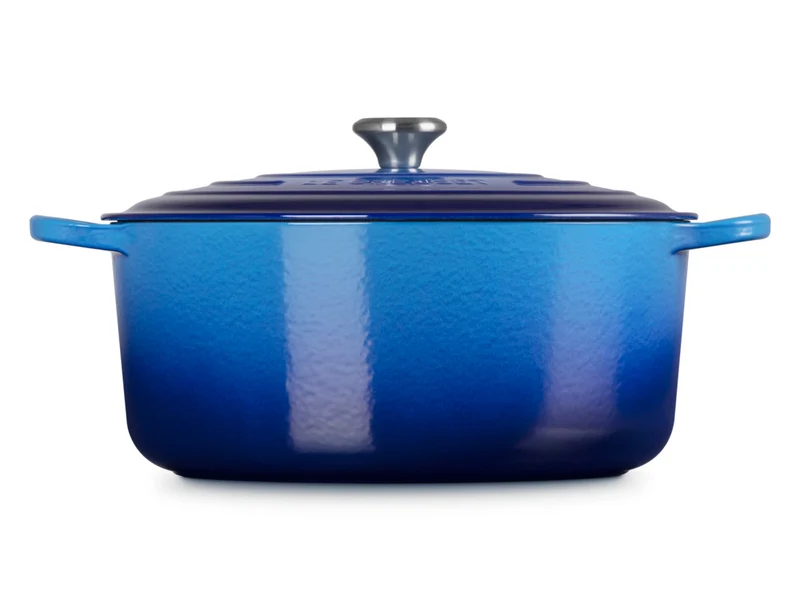 Le Creuset Bräter Signature rund azure 34cm