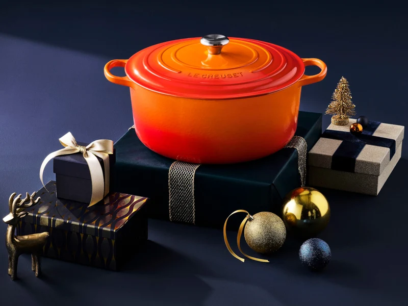 Le Creuset Bräter Signature rund orange 34cm