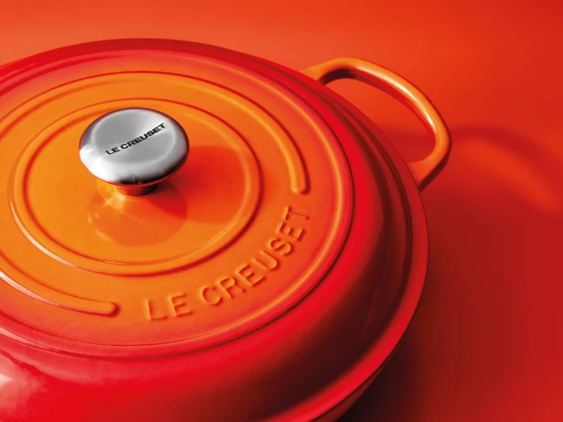Le Creuset Bräter Signature rund kirschrot 34cm