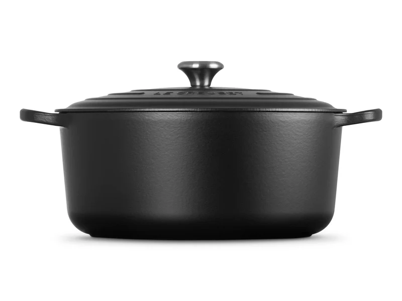 Le Creuset Bräter Signature rund schwarz matt 34cm