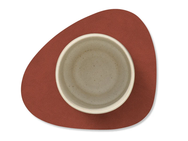 LIND DNA Nupo Untersetzer Curve sienna 11 x 13cm