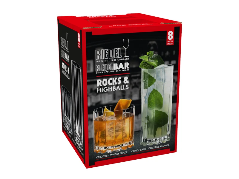 Riedel Drink Specific Glassware Rocks & Highball Set