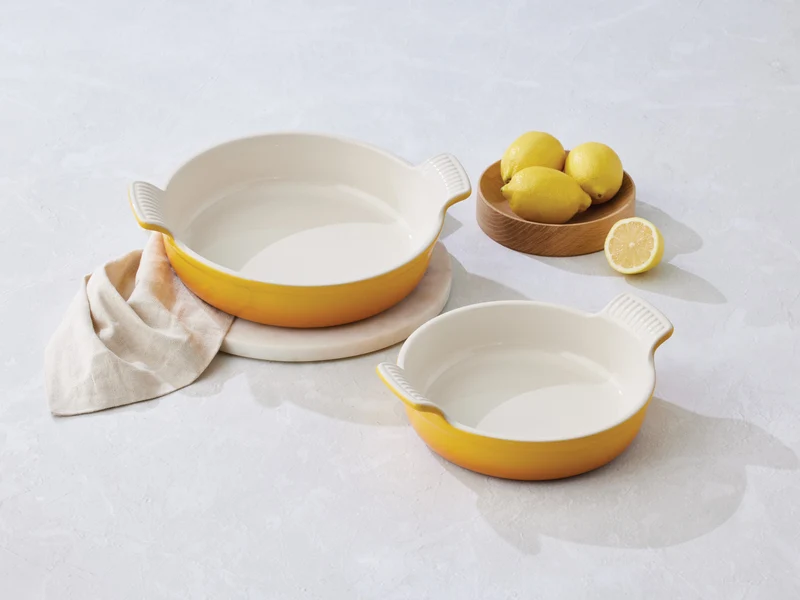 Le Creuset Auflaufform Tradition rund nectar 20/24cm Set 2tlg