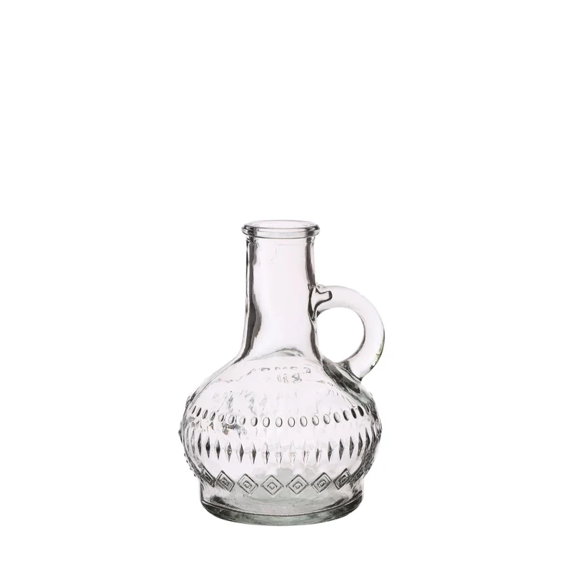 Kleine klare Flasche H.10 Ø7cm