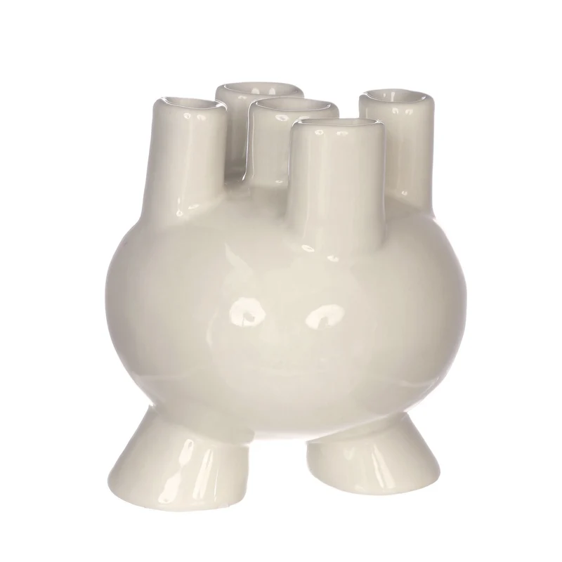 Tulpenvase Strollz Ø13 H.15 cm creme