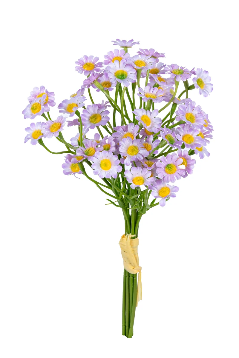 Gänseblümchen Strauß H27cm lila