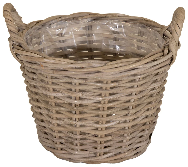 Rattan „Kubu“ Kartoffelkorb Natur – SP H31xT39/28cm