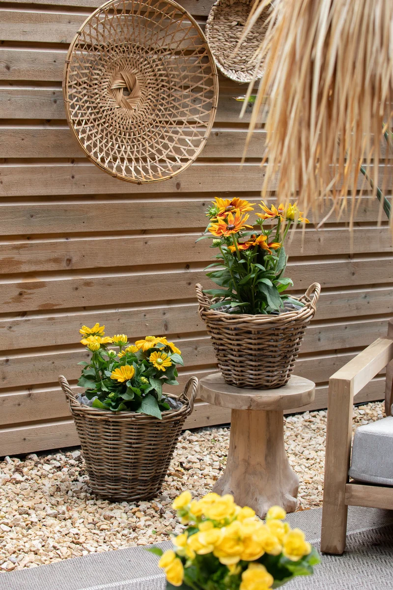 Rattan „Kubu“ Kartoffelkorb Natur – SP H31xT39/28cm