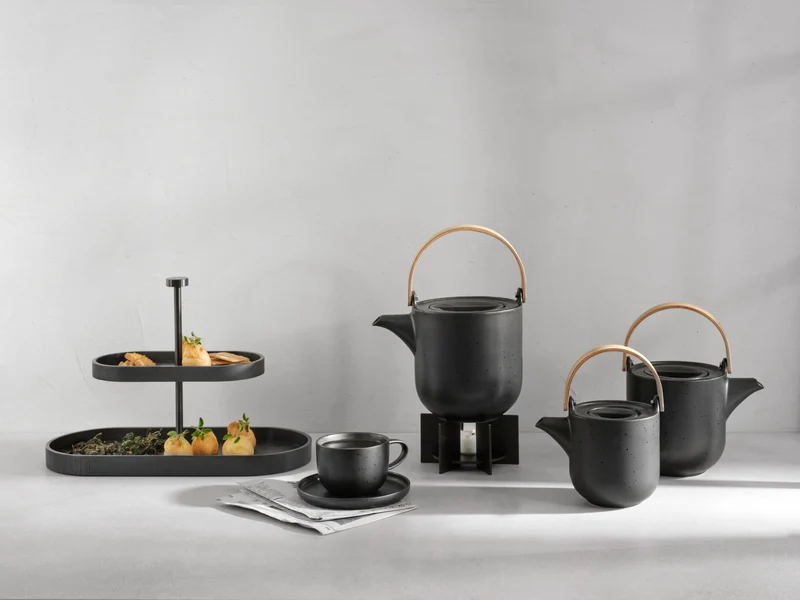 ASA coppa Teetasse und Untertasse kuro Set 2tlg