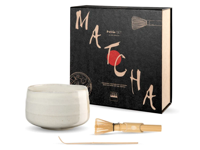ASA moribana Matcha-Set hasu shiny 3tlg