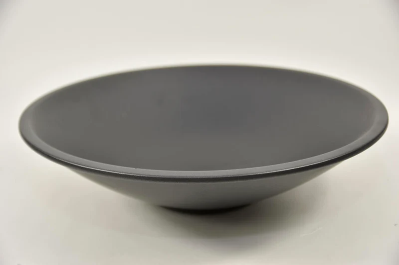 Flache Schale, 40 cm - Graphit