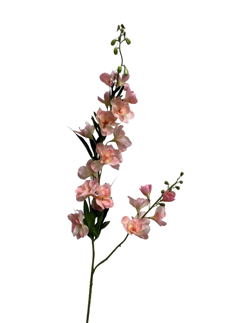 Delphinium-Spray 105 cm, Echt-Touch-Lachsfarben