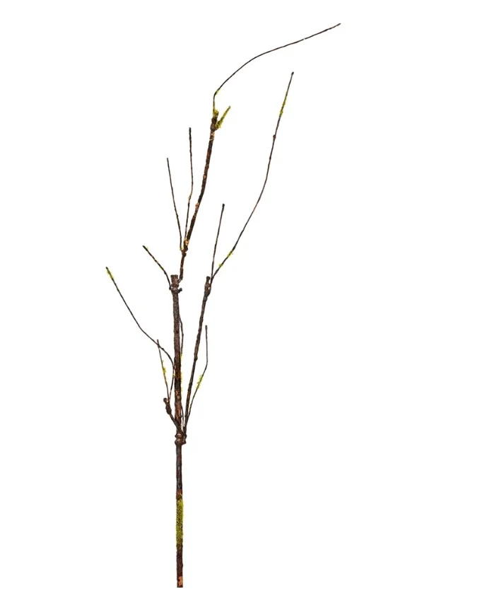 Gekräuselter Zweig l60cm grün