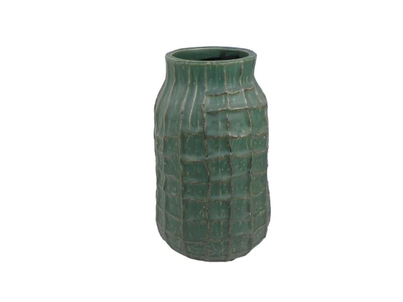 Vase Troyes D22,5 H35cm Grün