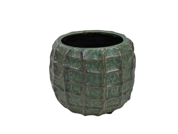 Topf Troyes D16,5 H13cm Grün