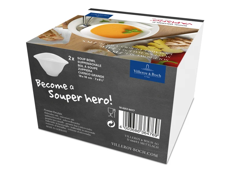 Villeroy & Boch Vapiano Suppenschale Set 2tlg. 18 x 16 cm