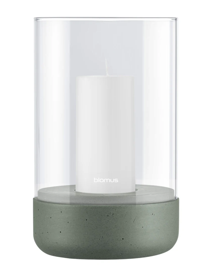Blomus CALMA Windlicht agave green M 12cm
