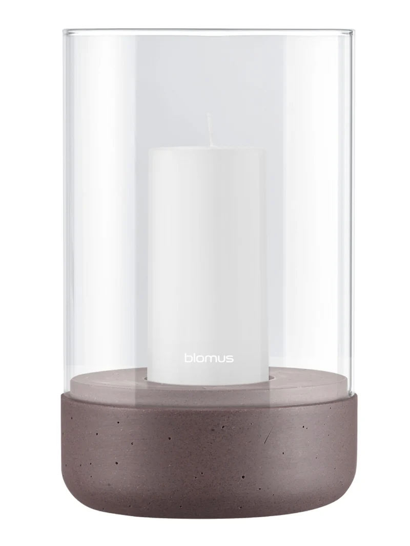 Blomus CALMA Windlicht cedar wood M 12cm