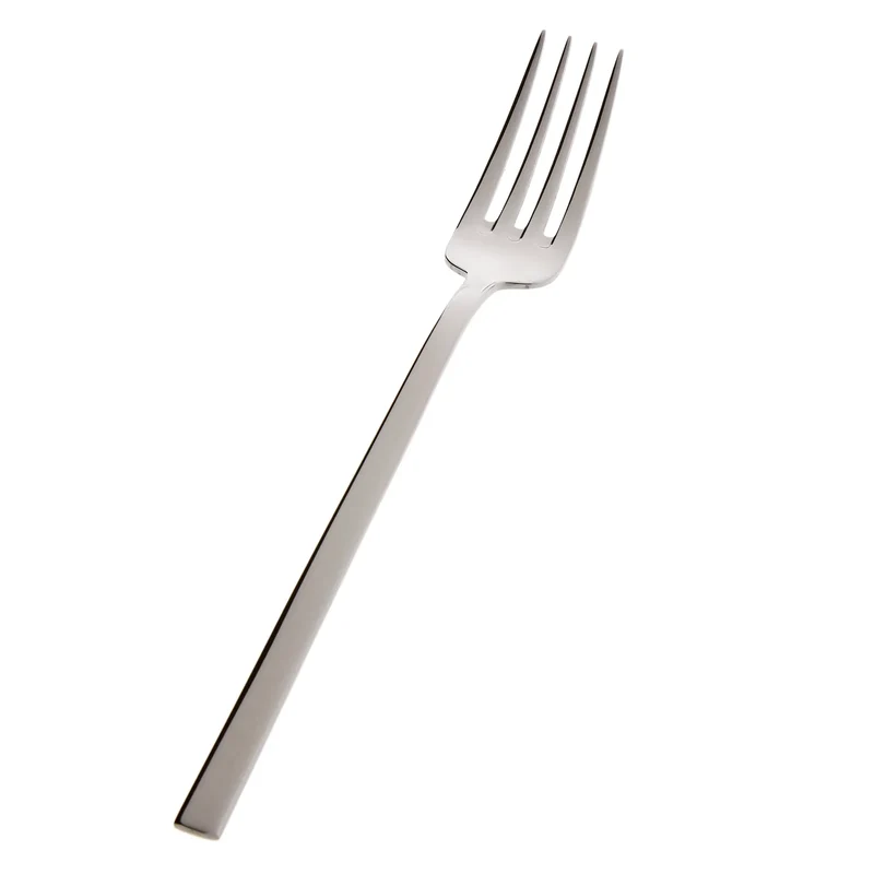 Karaca Flame Edelstahl-Dessertgabel, 18 cm, Platin
