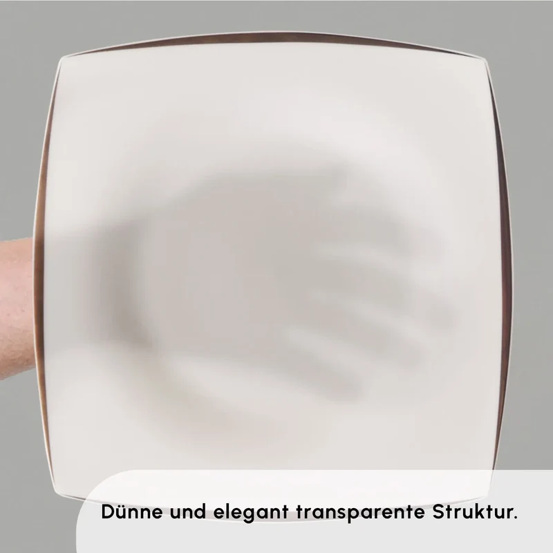 Karaca Fine Pearl New Agate 58-Teiliges 12-Personen Geschirrset Gold