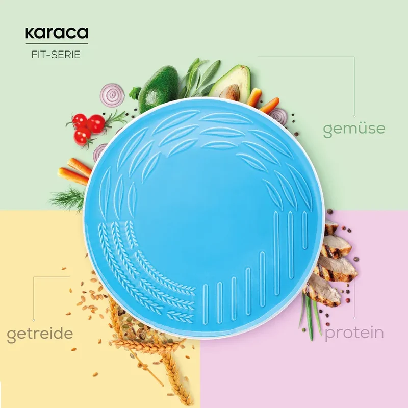 Karaca Fit Weiß Breite Schale
