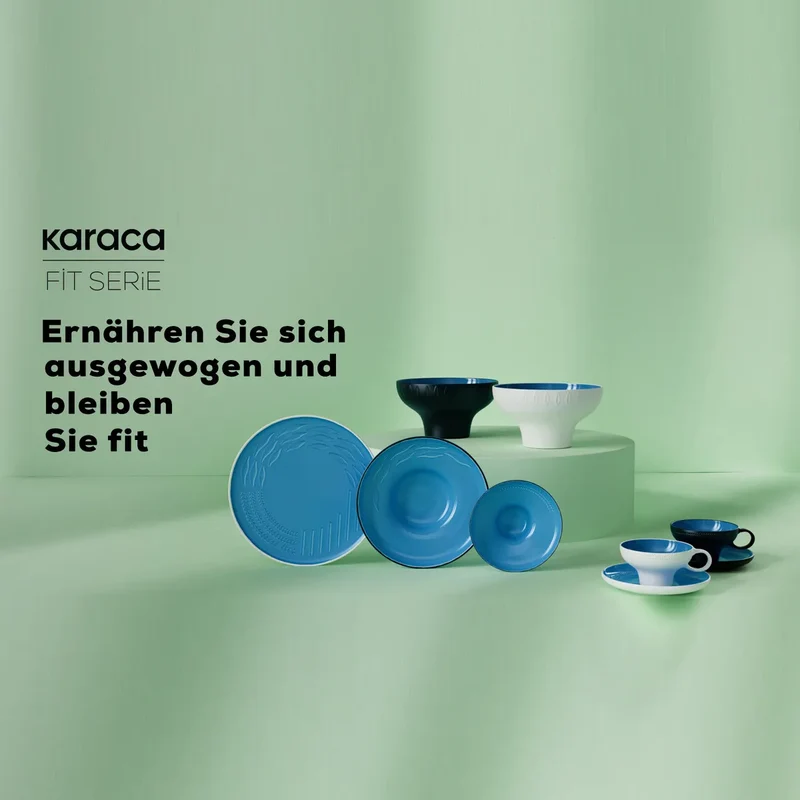 Karaca Fit Weiß Breite Schale